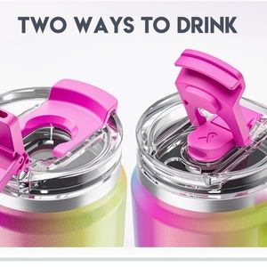 Meoky 32 oz Tumbler with Handle, Insulated Tumbler with Lid and Straw